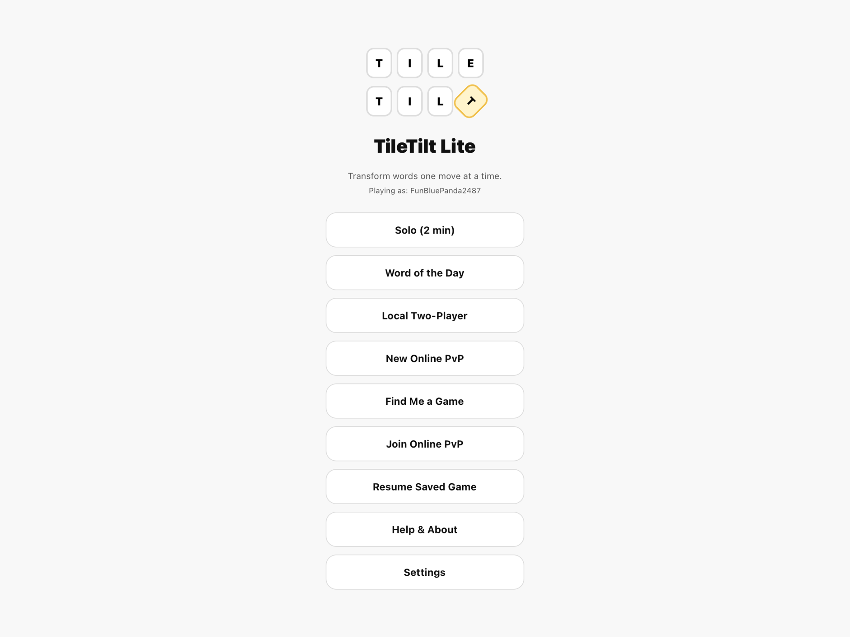 TileTilt Lite