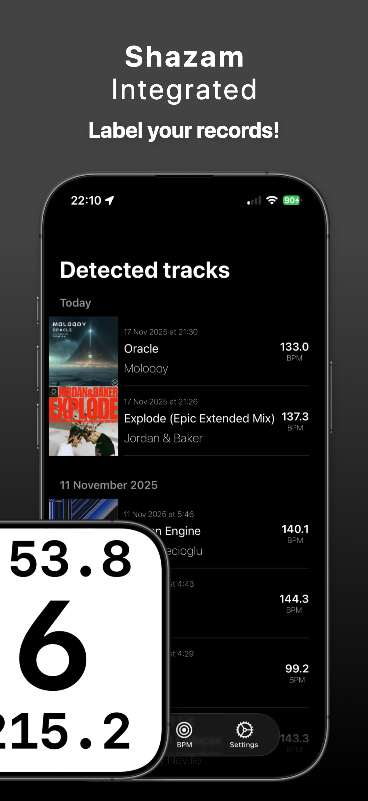 BPM Detector : Live Tempo