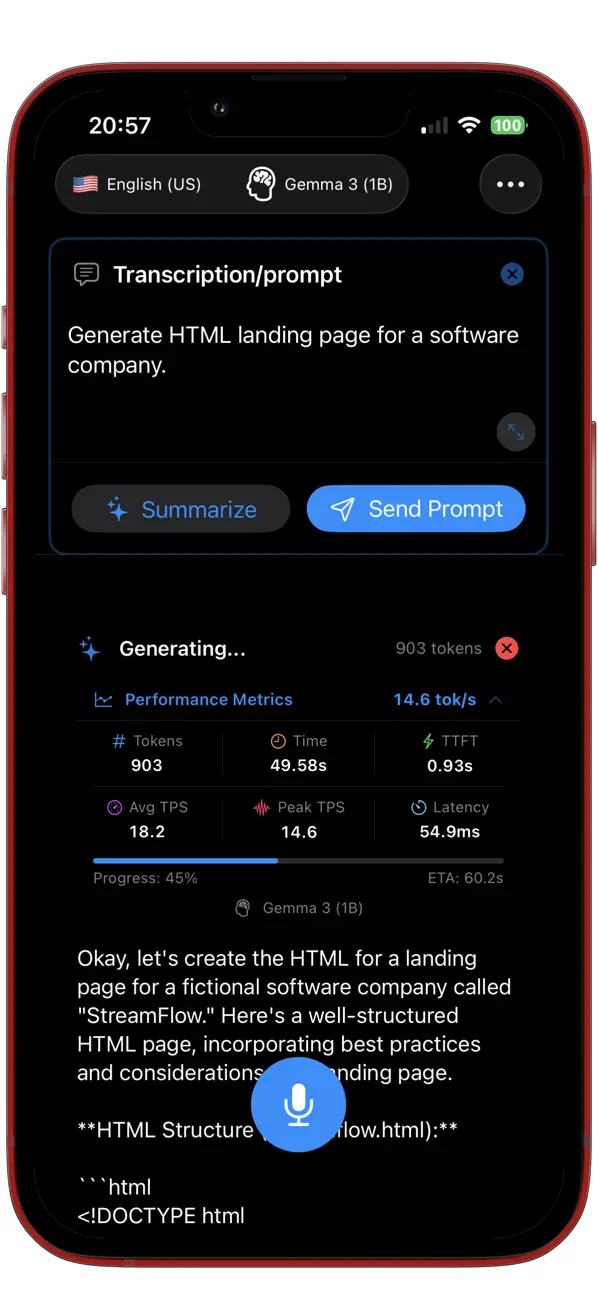 #3. LLMVoice (iOS) Podle: Andre Frelicot