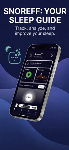 Snoreff: Snore Detection AI iPhone screenshot