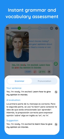 Ligu: Speak English with AI screenshot