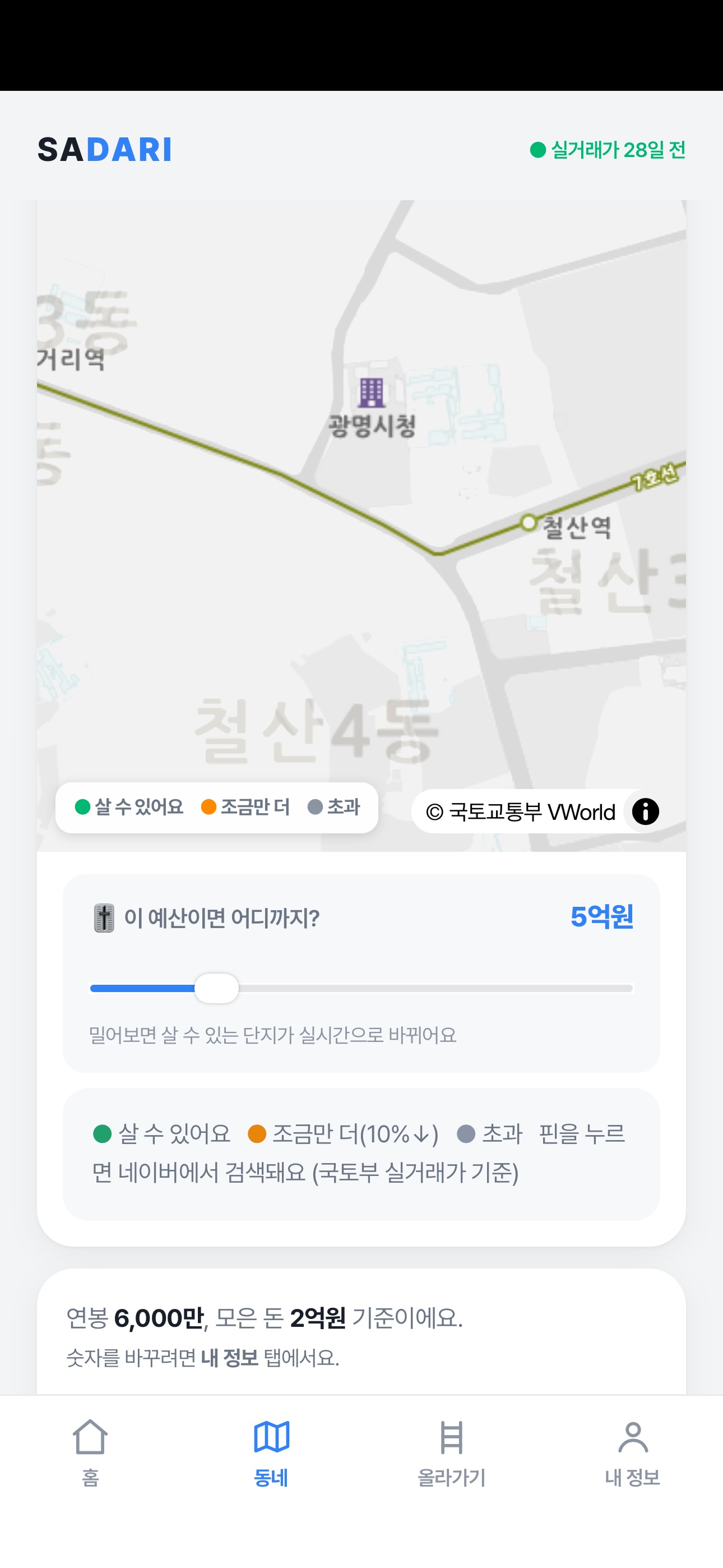 Screenshot 3 of Sadari — 내집마련 계산기