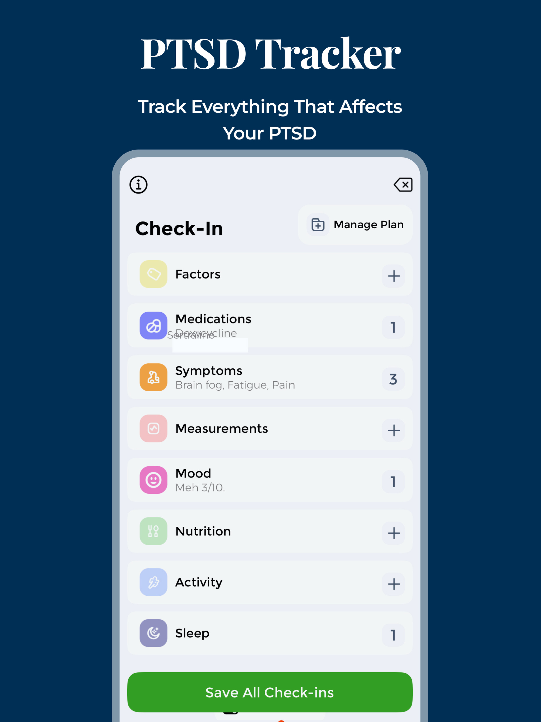PTSD Tracker - Presta