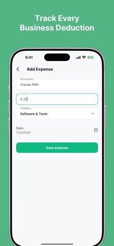 TaxPilot: 1099 Tax Estimator iPhone screenshot