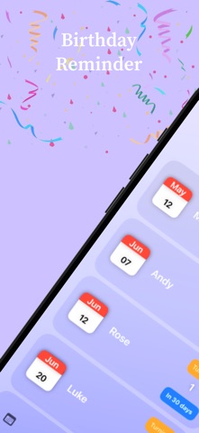 Happy Birthday! - Reminder iPhone screenshot
