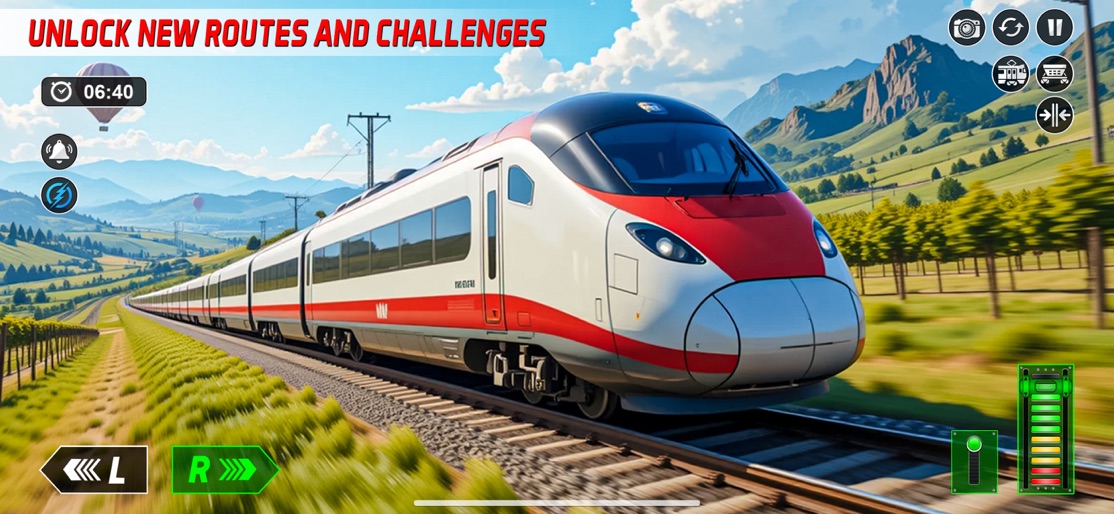 Modern Train Driver Game 2023 screenshot 5