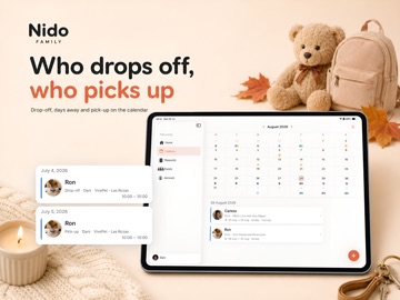 Nido Family: Care Calendar iPad screenshot