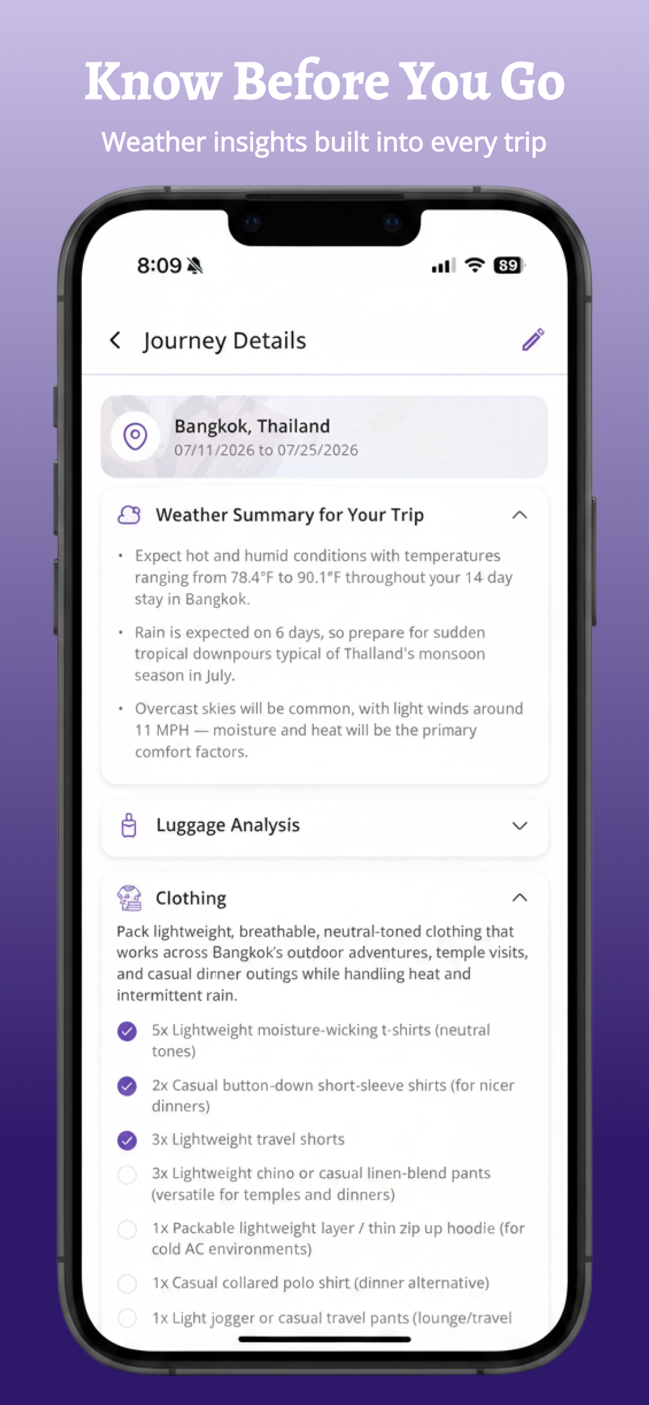 ClimaPal: AI Travel Weather screenshot 6