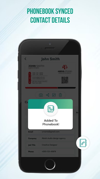 Biz Card Scanner - Scan Cards Screenshot