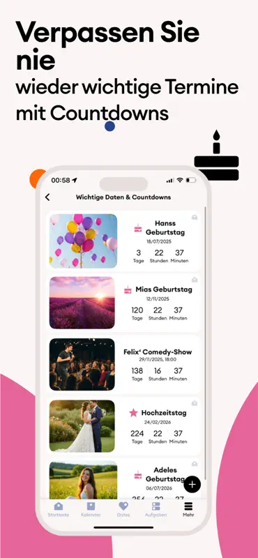 Cupla: Gemeinsamer Kalender screenshot 5 of 7