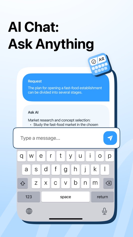 #4. Friday: AI Keyboard (iOS) 由: Sekterra GmbH