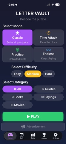 Letter Vault screenshot
