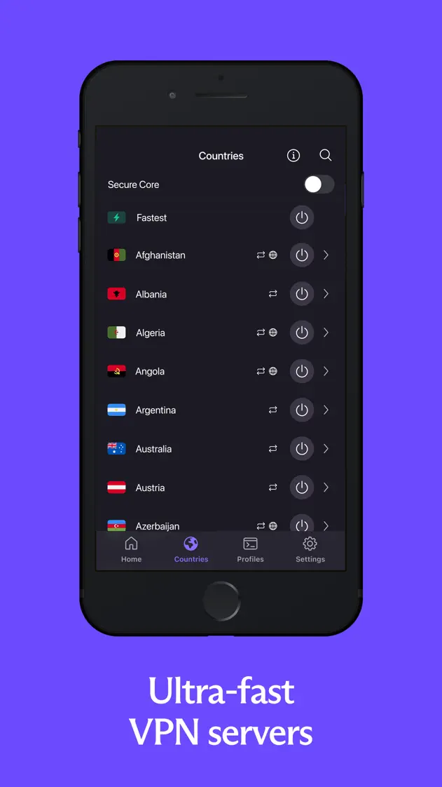 Proton VPN, App Store screenshot 3