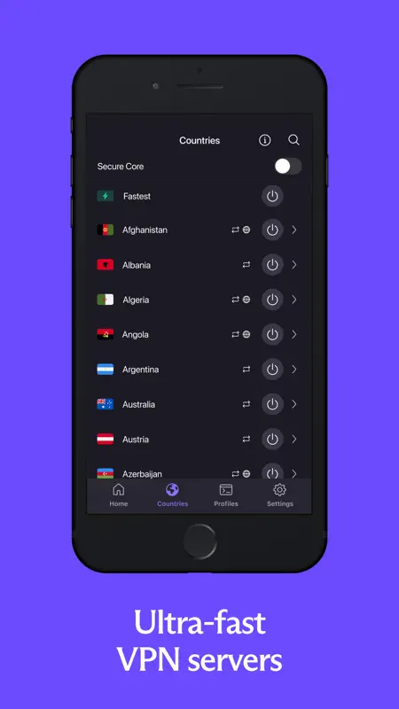 Proton VPN: Fast & Secure screenshot 3 of 8