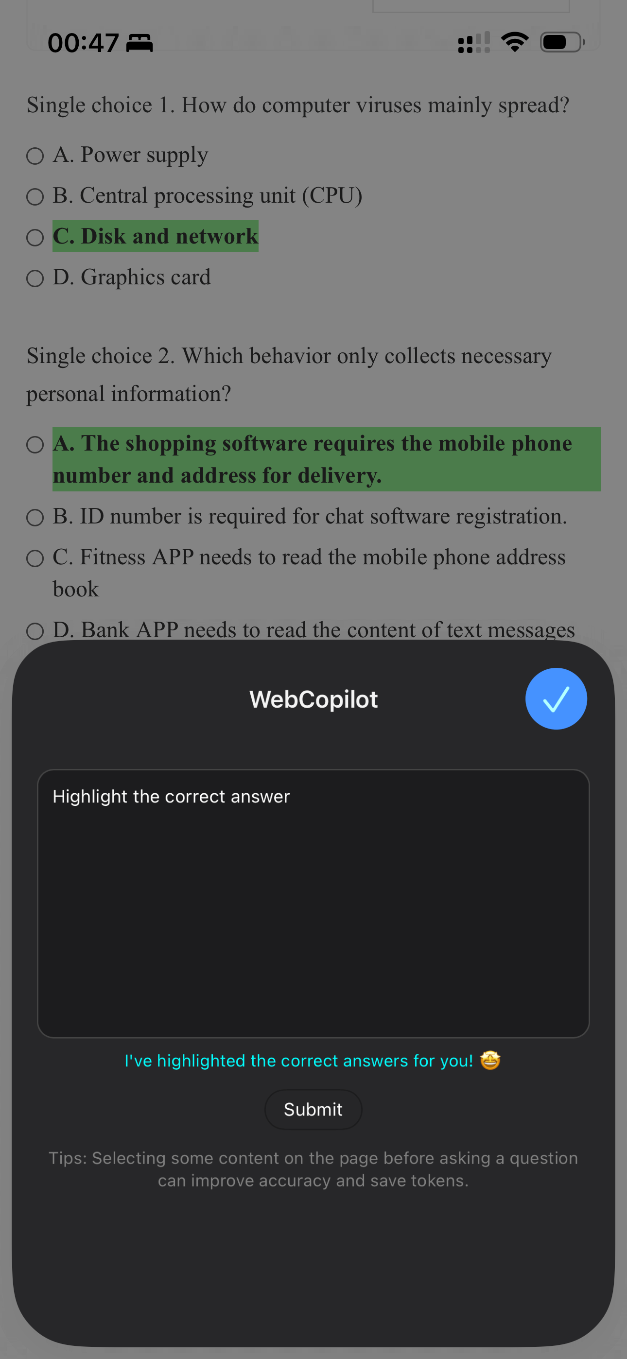 Web Copilot screenshot 4