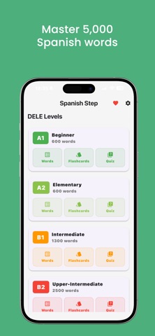 Spanish Step iPhone screenshot
