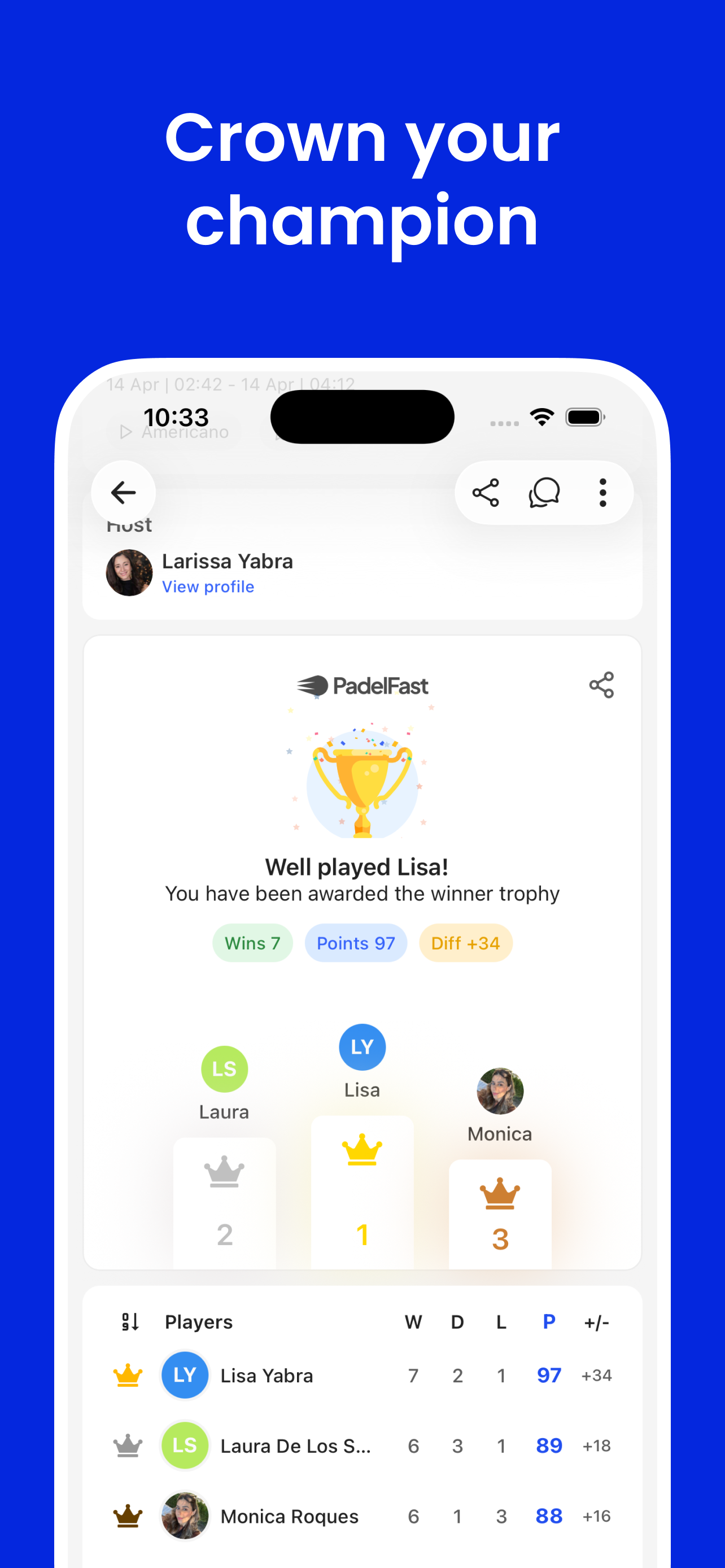 Padel Fast - Americano Padel screenshot 4