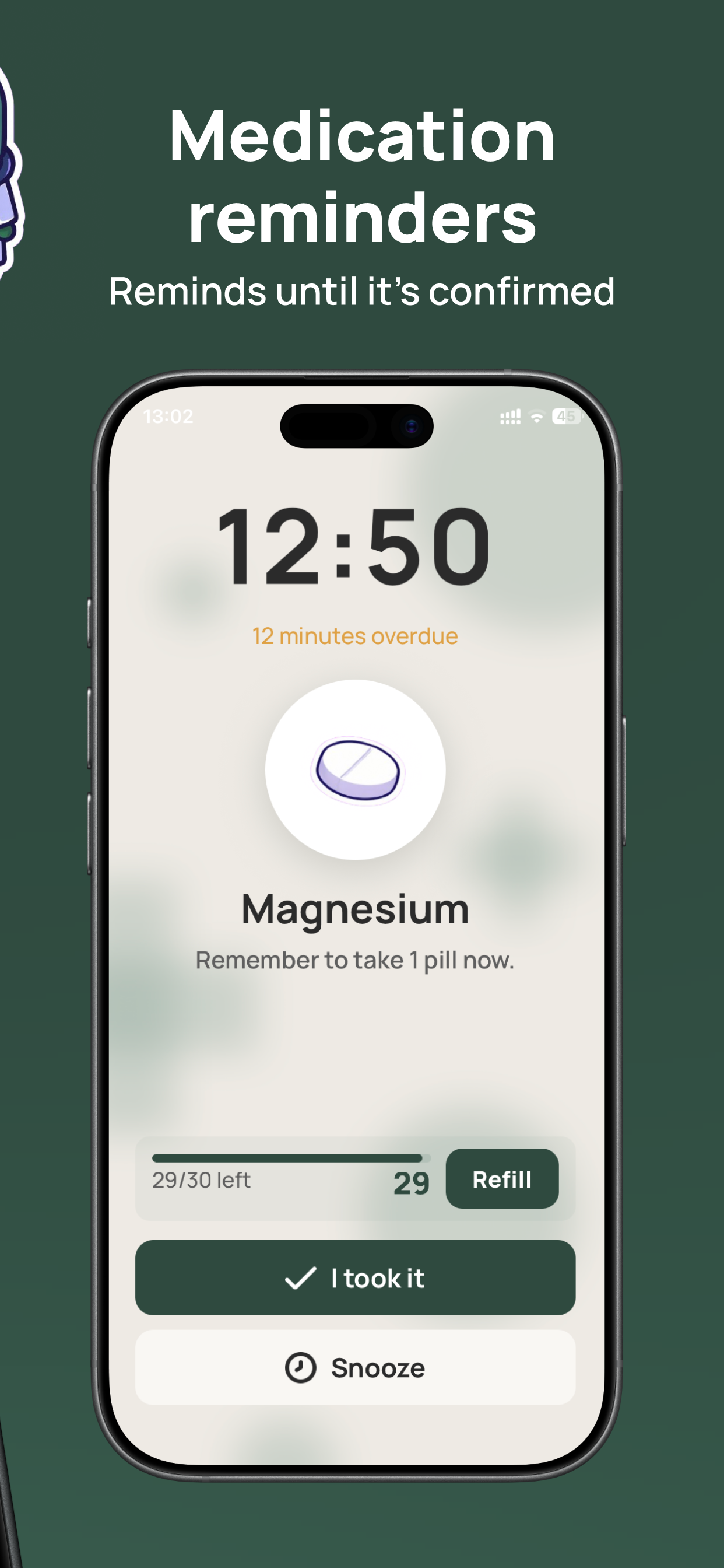 Carely: Pill Reminder Tracker