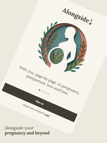 Alongside - Pregnancy Journal iPad screenshot