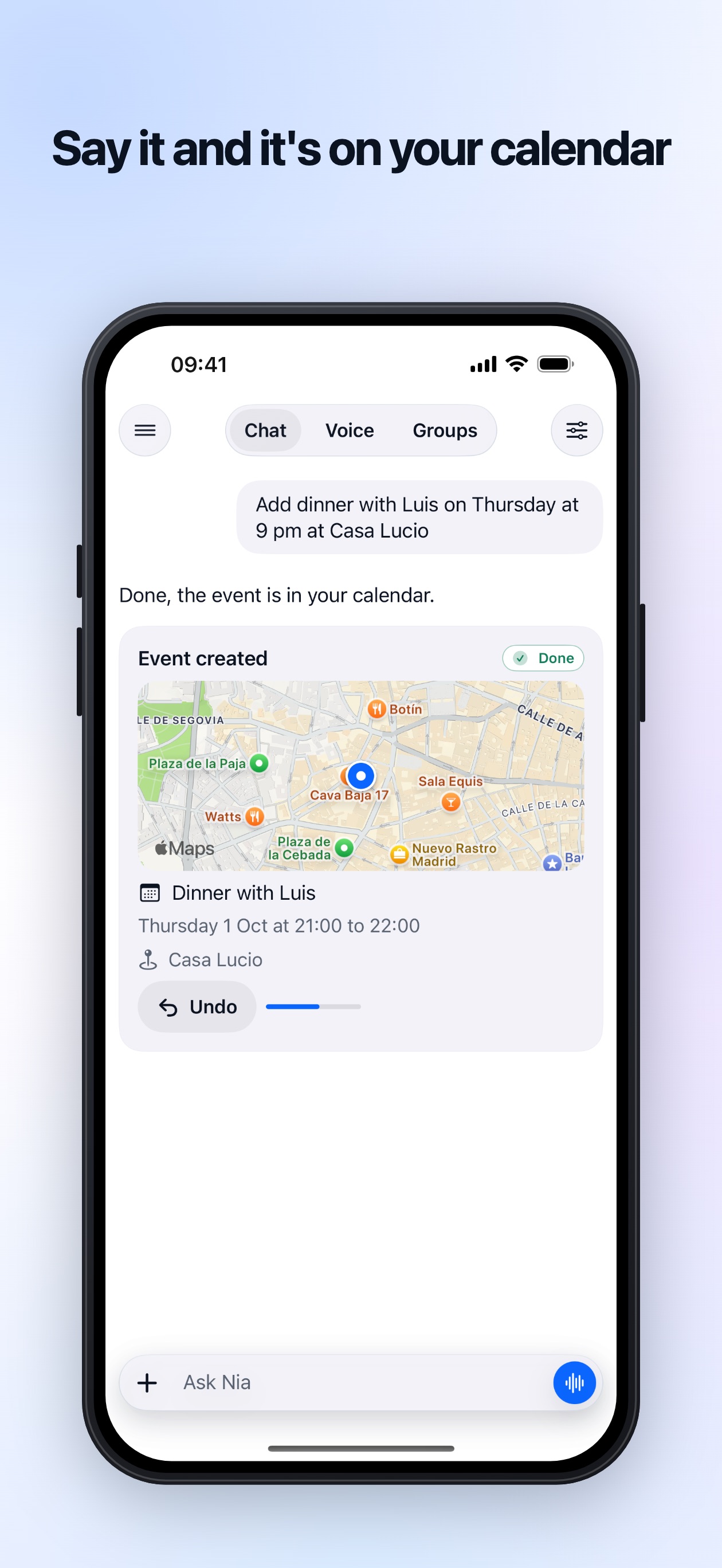 Screenshot 3 of Nia: AI Assistant