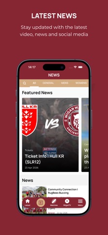 Wigan Warriors Official App screenshot