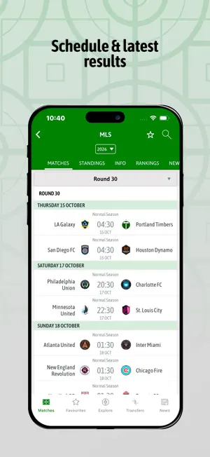 BeSoccer: Soccer Live Score screenshot 1
