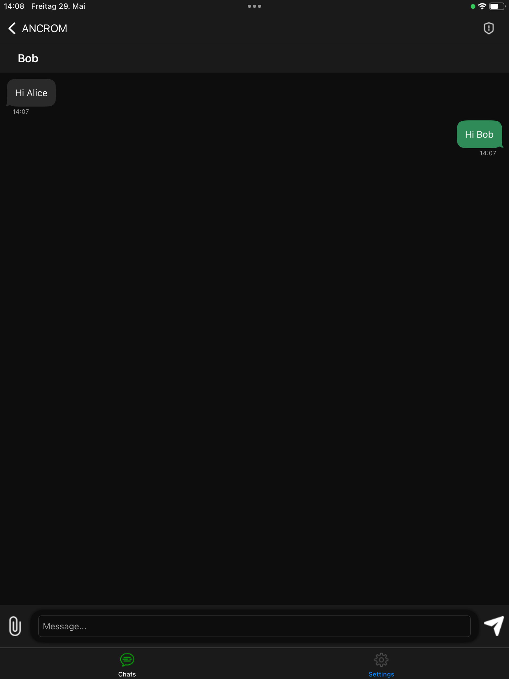 ANCROM - Secure Messenger