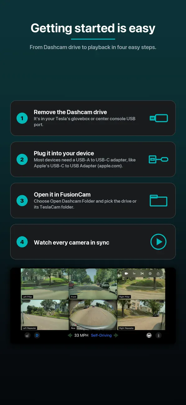 Screenshot #1 pour FusionCam for Tesla