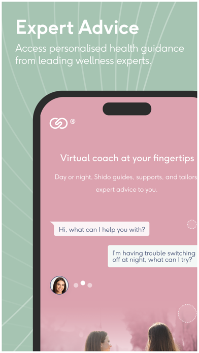 Shido: Health & Wellness Coach iPhone screenshot