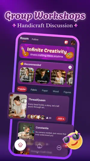 Humhum - Craft Share & Chat screenshot 3