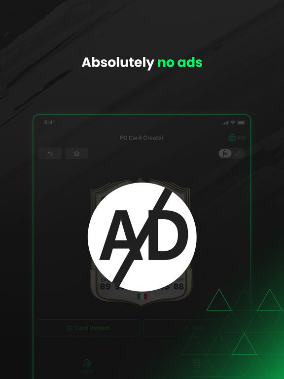 FUT 26 Card Creator iPad screenshot 3 - Sports app