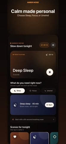 Amber Noise: Sleep Sounds Screenshot 1 of 5