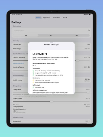 Blackout Math.Power Calculator iPad screenshot