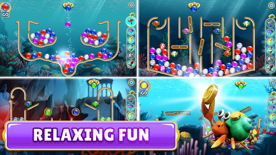 #2. Pearls of Atlantis Match & Pop (iOS) Podle: Legacy Games