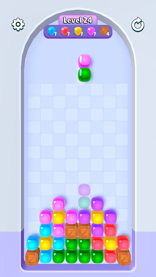 #4. Drop & Match (iOS) Podle: ZiNKY OYUN YAZILIM ANONiM SiRKETi
