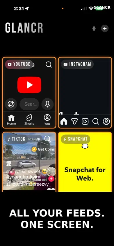 GLANCR Feed screenshot 4