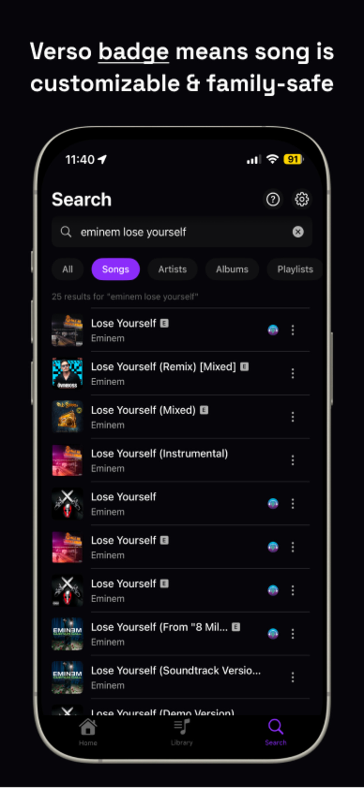Verso: Clean Music AI