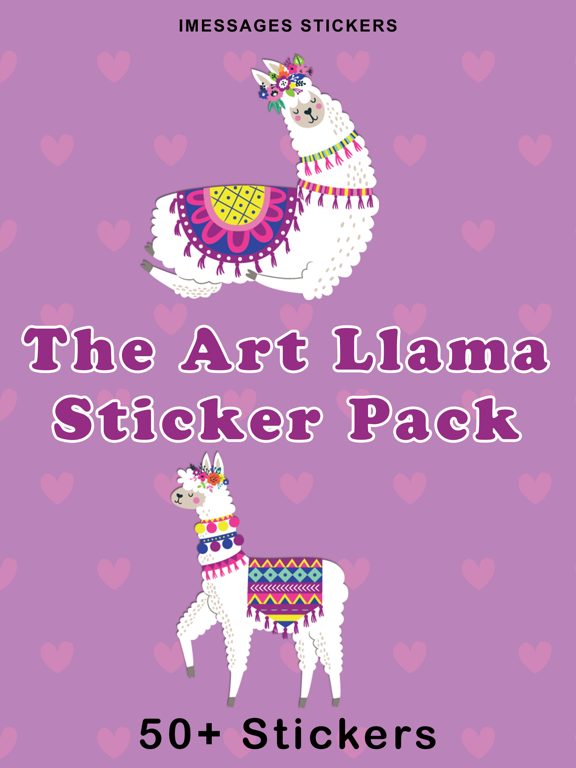 Screenshot #4 pour The Art Llama Stickers Pack