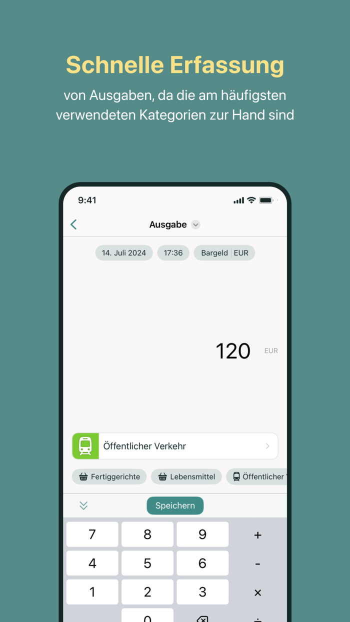 Wallet – Ausgabenjournal