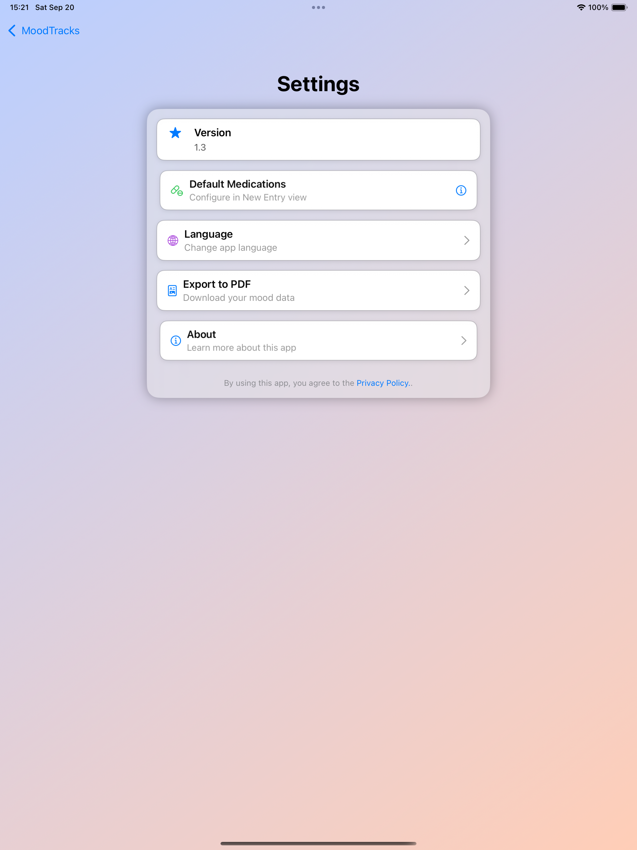 MoodTracks screenshot 14