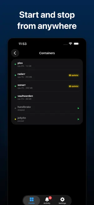 Flotilla for Unraid & Proxmox screenshot 4