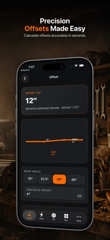 BendMarks: Conduit Bender NEC iPhone screenshot