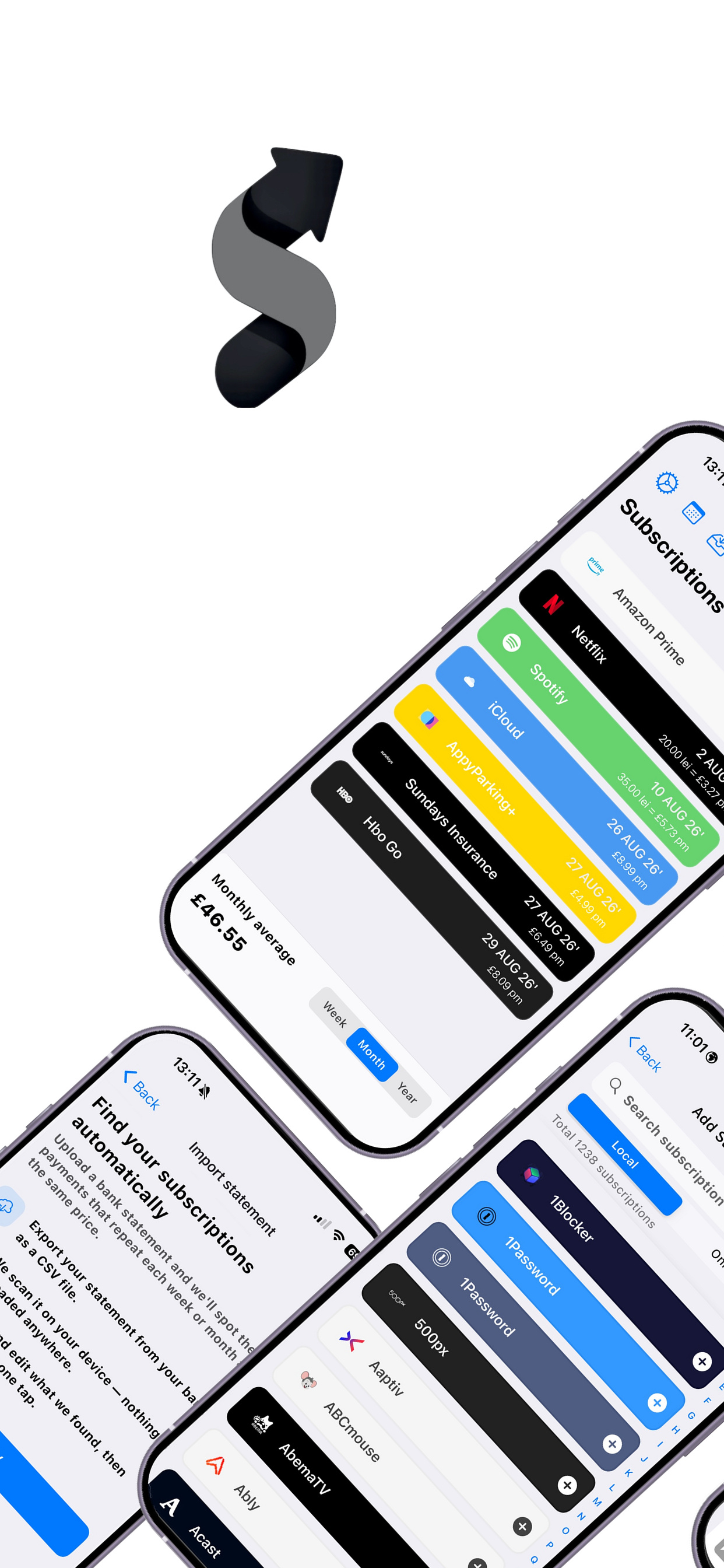 Subscriptions Manager