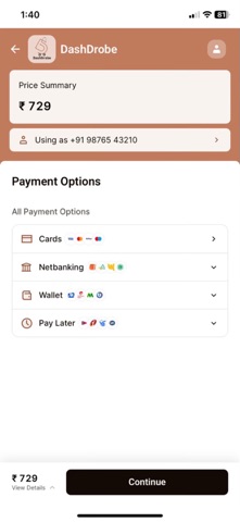 DashDrobe screenshot