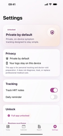 MenoLog: Menopause Tracker Screenshot 5 of 5