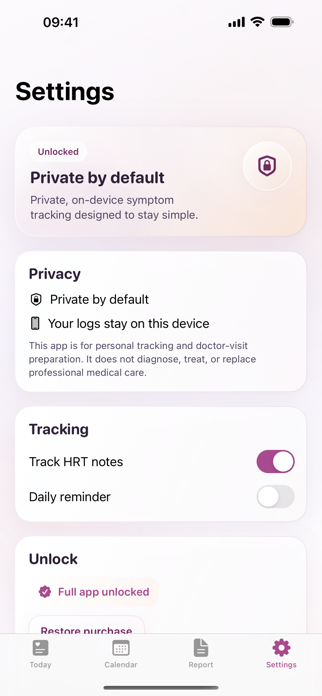 MenoLog: Menopause Tracker Screenshot 5 of 5