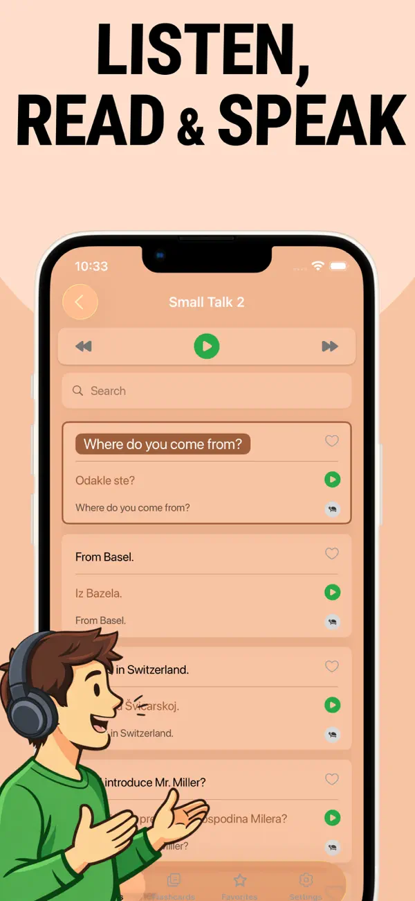 Screenshot #3 pour Learn Bosnian -  Lentil