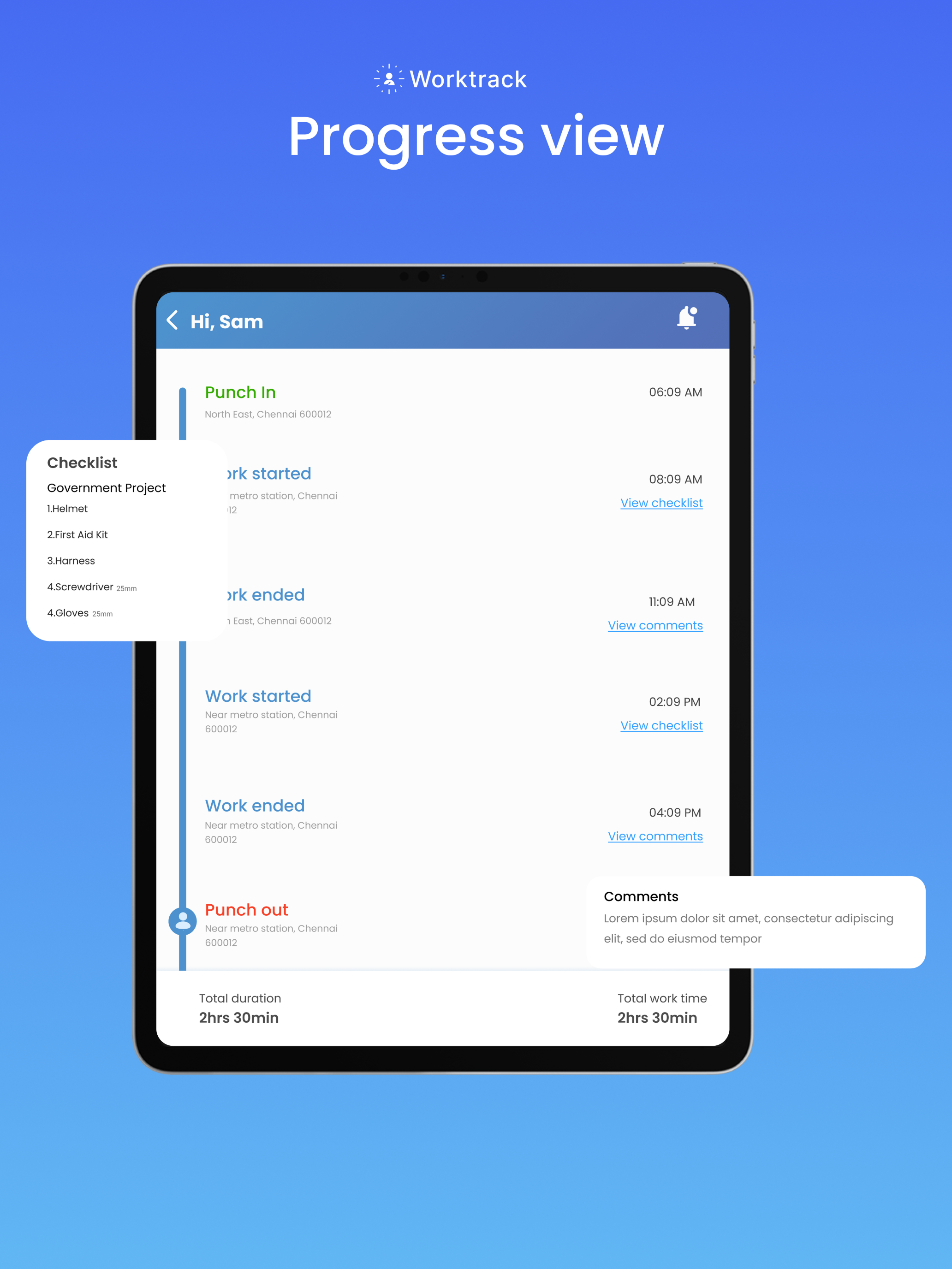 Worktrack : GSUS screenshot 7