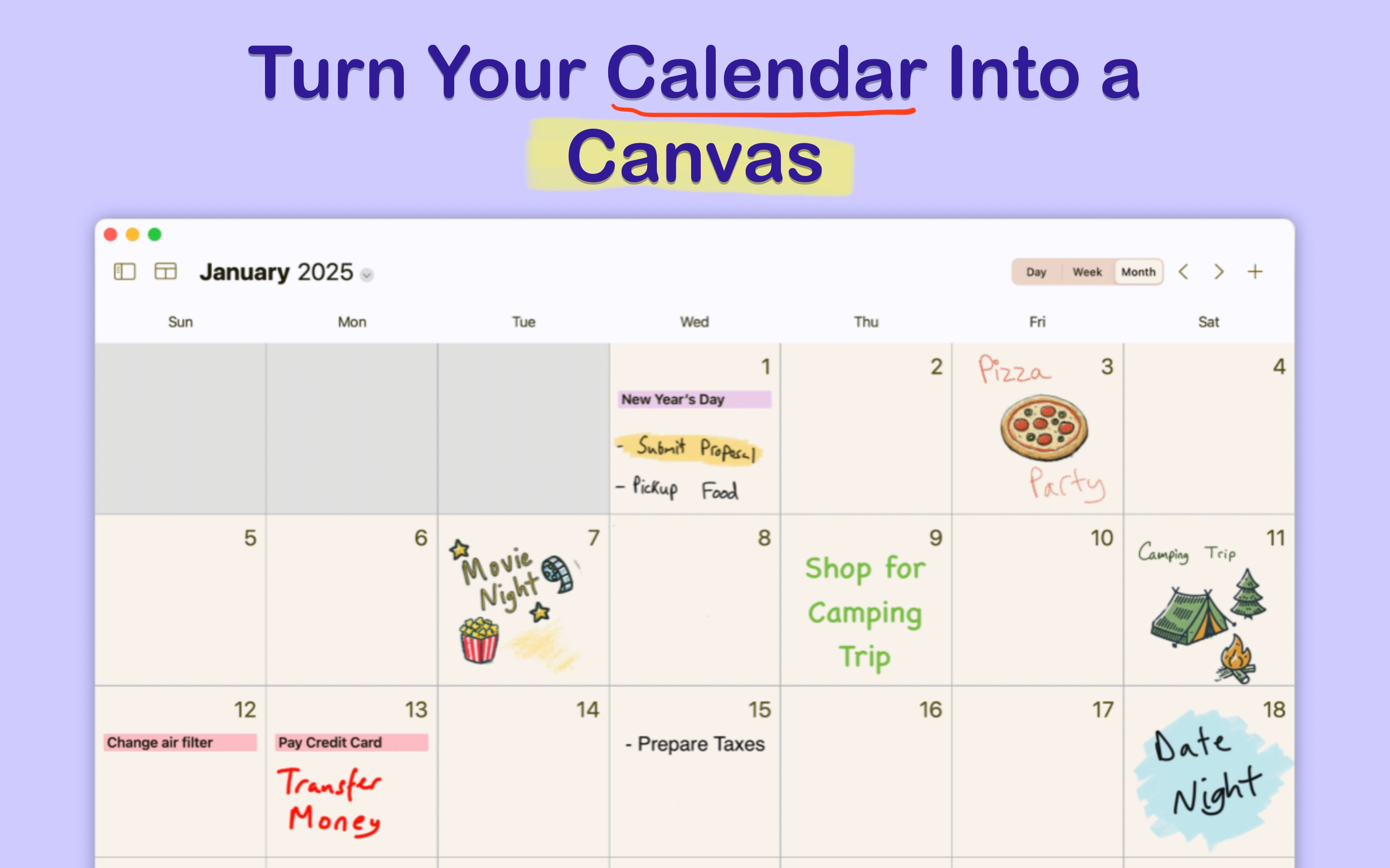 CalenDraw: Calendar Notes screenshot 13