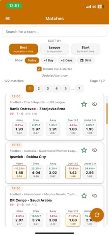 Odds Tracker: Football Lines screenshot